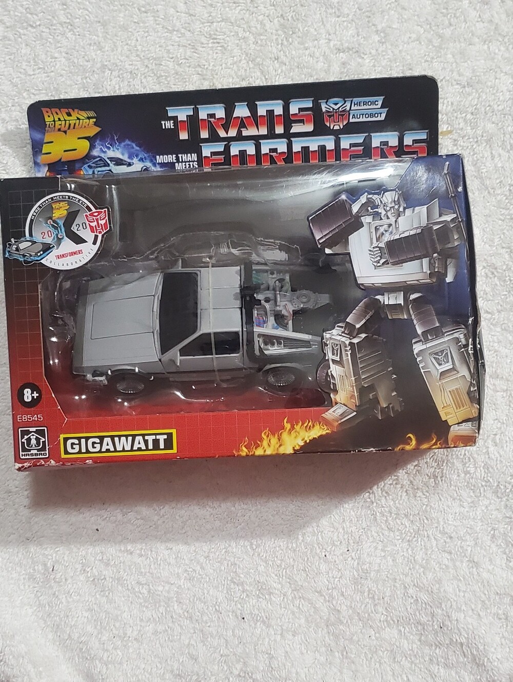 Hasbro Transformers Gigawatt Action Figure - Silver & Black